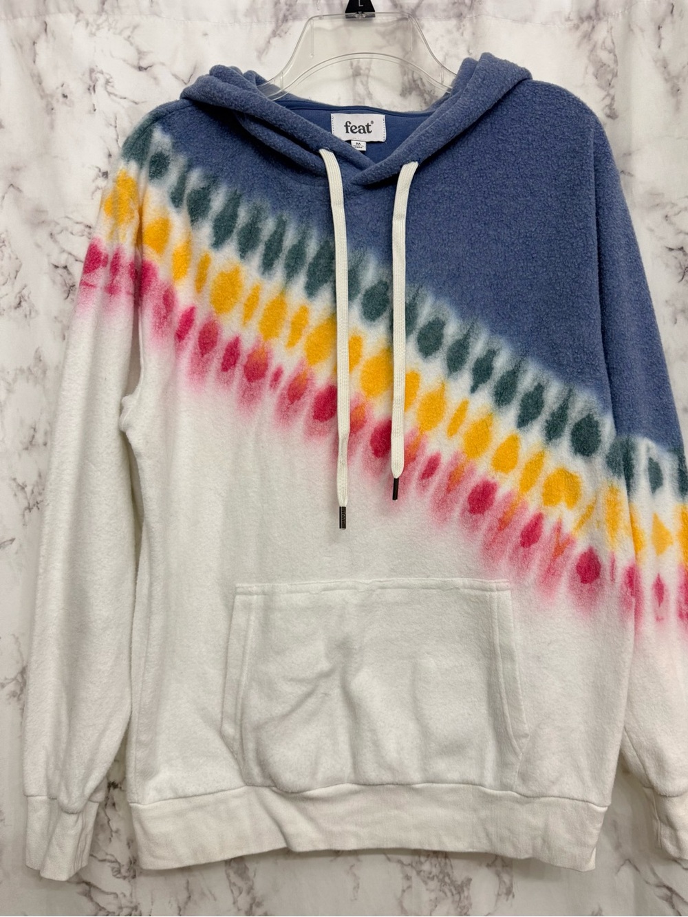 feat® Women's Tie-Dye Crew Hoodie Sweater